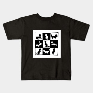 Geometric kitties Kids T-Shirt